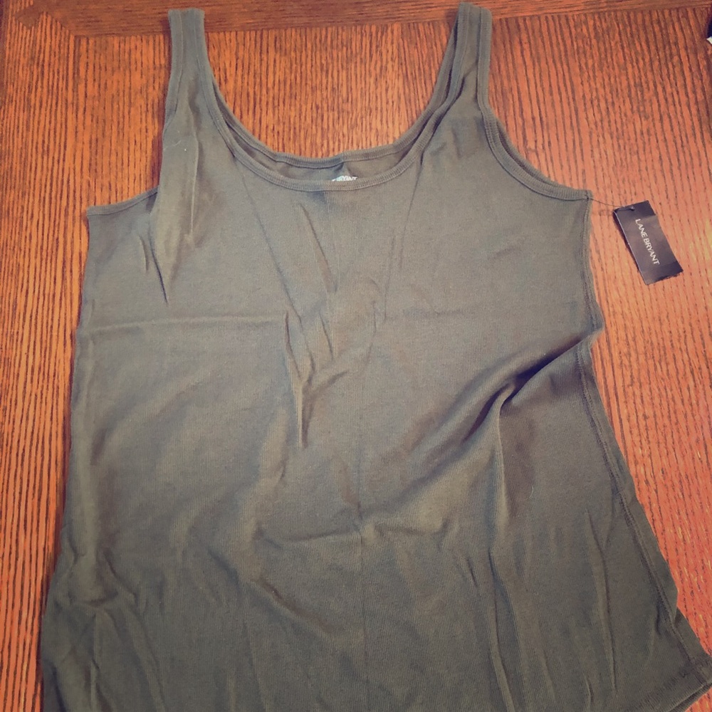 NWT OD green ribbed tank top
